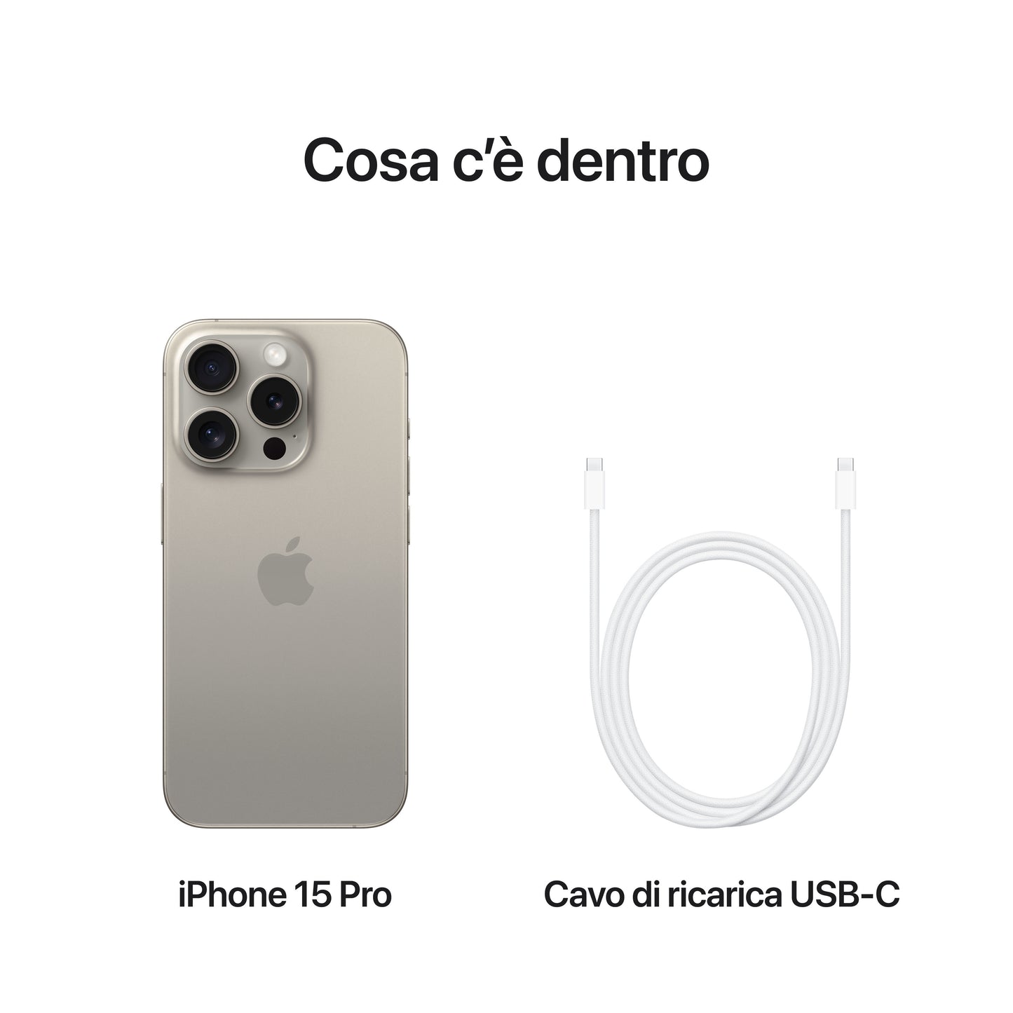 Apple iPhone 15 Pro 1TB Titanio Naturale