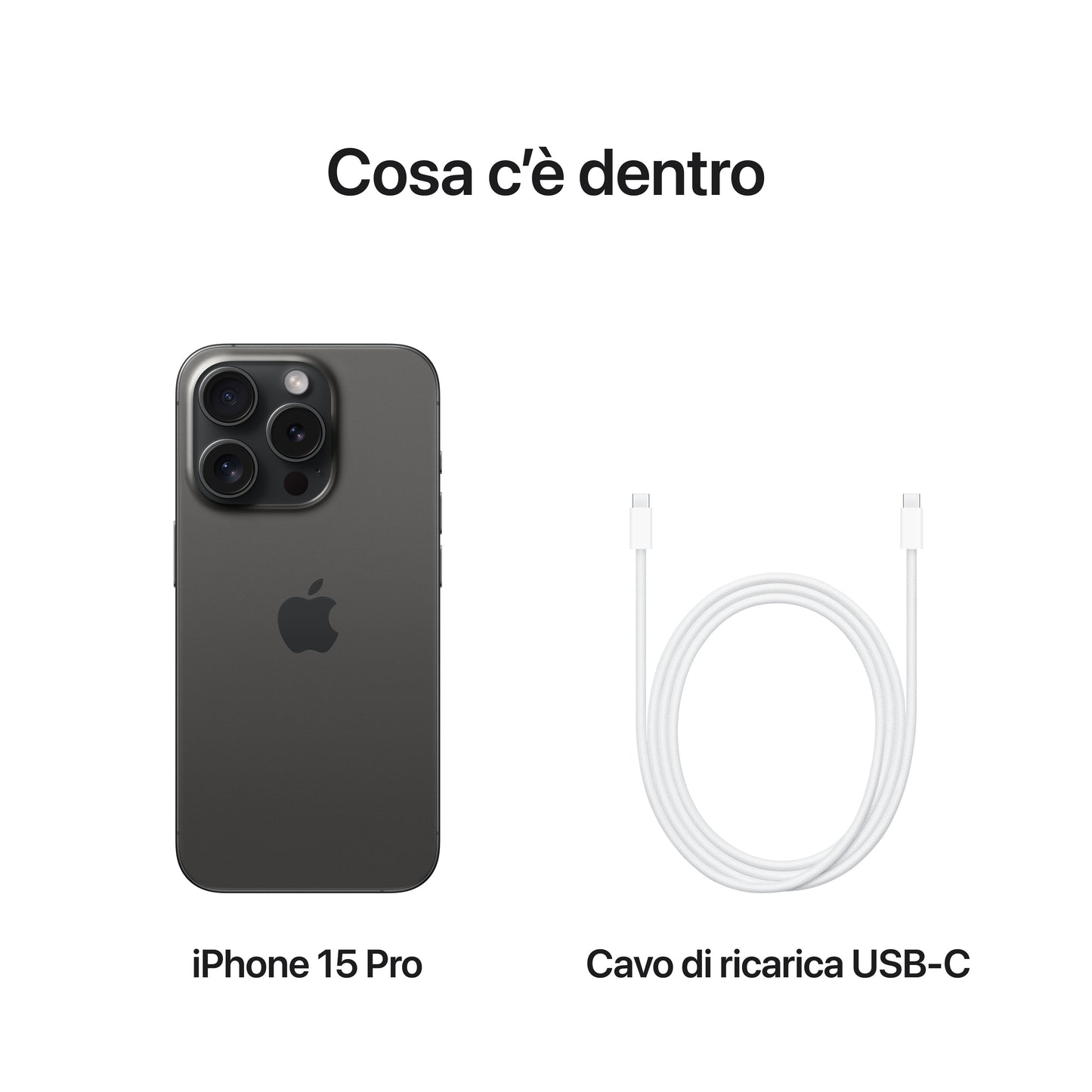 Apple iPhone 15 Pro 512GB Titanio Nero