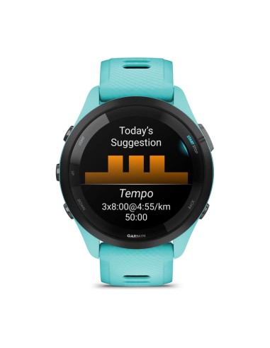 Garmin Forerunner 265 3,3 cm (1.3") AMOLED 46 mm Digitale 416 x 416 Pixel Touch screen Nero, Blu Wi-Fi GPS (satellitare)