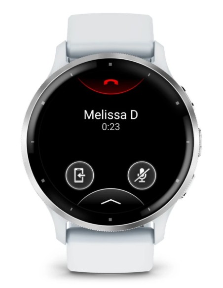 Garmin Venu 3 3,56 cm (1.4") AMOLED 45 mm Digitale 454 x 454 Pixel Touch screen Argento, Bianco Wi-Fi GPS (satellitare)