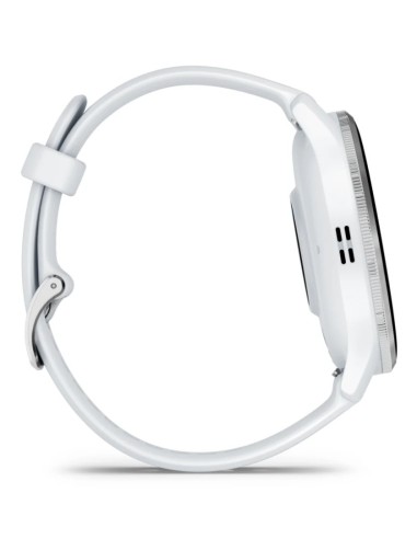 Garmin Venu 3 3,56 cm (1.4") AMOLED 45 mm Digitale 454 x 454 Pixel Touch screen Argento, Bianco Wi-Fi GPS (satellitare)