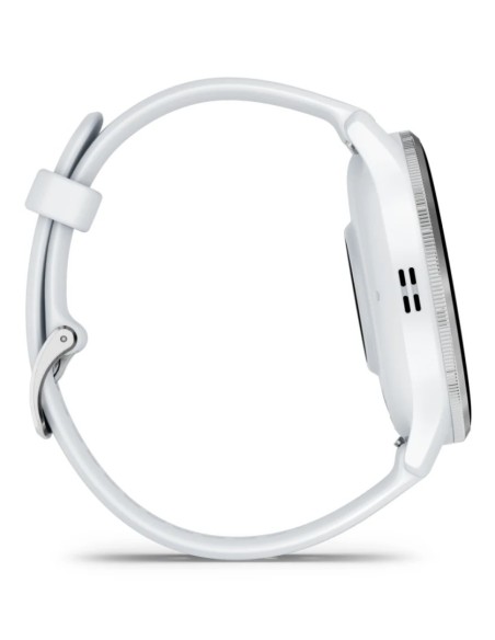 Garmin Venu 3 3,56 cm (1.4") AMOLED 45 mm Digitale 454 x 454 Pixel Touch screen Argento, Bianco Wi-Fi GPS (satellitare)