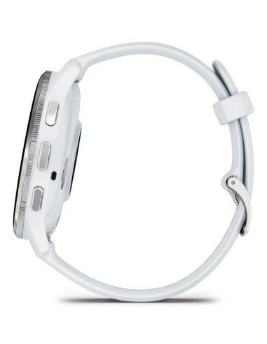 Garmin Venu 3 3,56 cm (1.4") AMOLED 45 mm Digitale 454 x 454 Pixel Touch screen Argento, Bianco Wi-Fi GPS (satellitare)