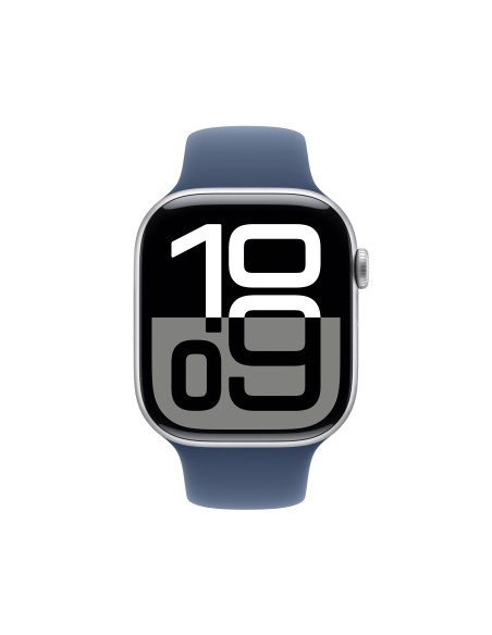 Apple Watch Series 10 OLED 46 mm Digitale 416 x 496 Pixel Touch screen 4G Argento Wi-Fi GPS (satellitare)