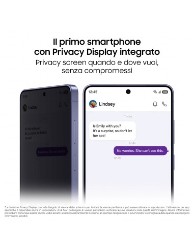 Samsung Galaxy S26 Ultra Smartphone AI, 256GB, Privacy Display integrato, Processore potente, Assistente Foto, Camera 200 MP,