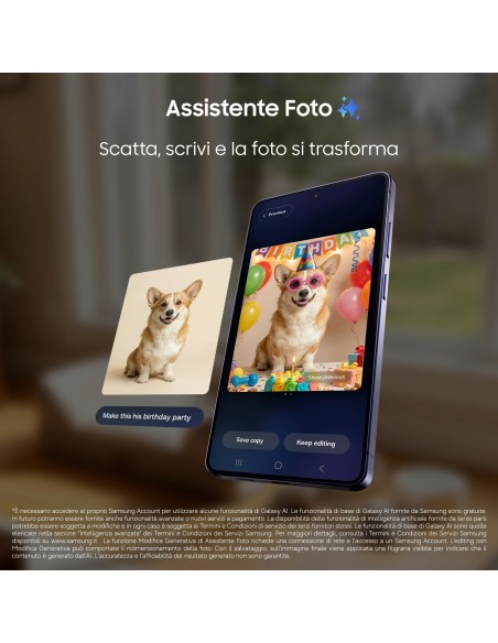 Samsung Galaxy S26 Ultra Smartphone AI, 256GB, Privacy Display integrato, Processore potente, Assistente Foto, Camera 200 MP,