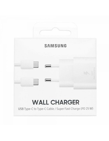 Samsung Caricabatterie USB Type-C 25W EP-TA800 con cavo (1 m) Bianco