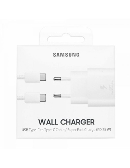 Samsung Caricabatterie USB Type-C 25W EP-TA800 con cavo (1 m) Bianco