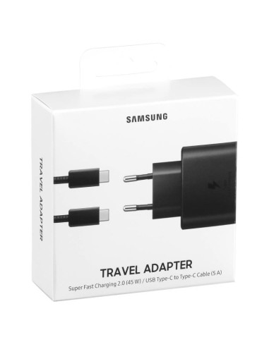 Samsung Alimentatore da rete USB Type-C con ricarica rapida 45W Nero - EP-TA845XBE