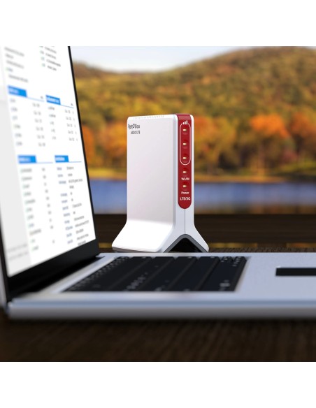 AVM FRITZ!Box 6820 LTE Router LTE/UMTS con Wi-Fi Rosso-Bianco