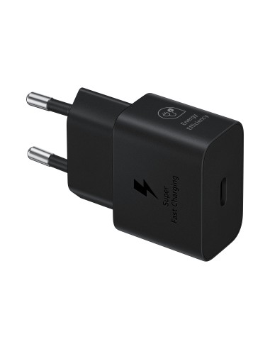 Samsung Caricabatterie USB-C 25W con Cavo USB-C Black - EP-T2510XBEGEU