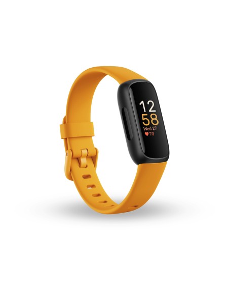 Fitbit Inspire 3 Fitness Tracker con cinturino Morning Glow/Black (FB424BKYW)