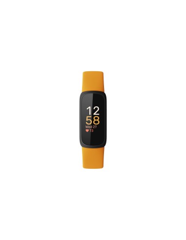 Fitbit Inspire 3 Fitness Tracker con cinturino Morning Glow/Black (FB424BKYW)