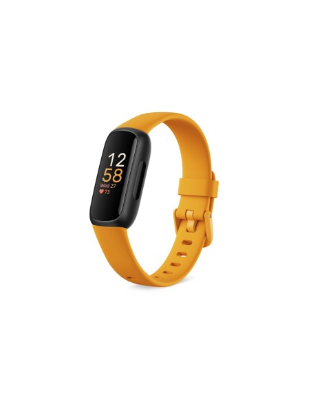 Fitbit Inspire 3 Fitness Tracker con cinturino Morning Glow/Black (FB424BKYW)