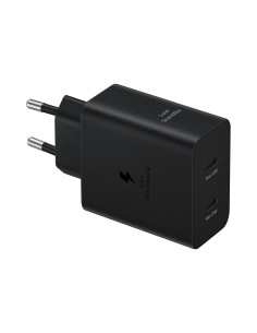Samsung Caricabatterie rapido 50W DUO USB-C Black con cavo USB-C (EP-T5020XBEGEU)