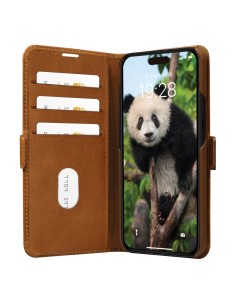 dbramante1928 Copenhagen Slim Custodia a libro in pelle per iPhone 15 Plus - Marrone (CO67GTBL1835) 2