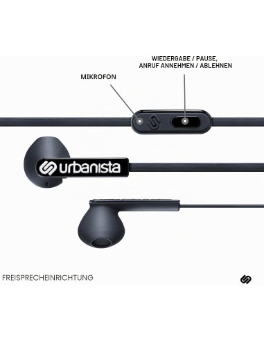 Urbanista San Francisco Auricolari in-ear con microfono - Black