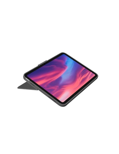 Logitech Combo Touch Custodia con Tastiera QWERTZ Graphite per iPad 10ª generazione (920-011435)