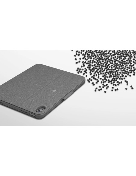 Logitech Combo Touch Custodia con Tastiera QWERTZ Graphite per iPad 10ª generazione (920-011435)