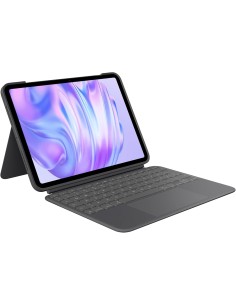 Logitech Combo Touch Custodia con Tastiera QWERTZ Graphite per iPad Pro 11 pollici (5ª gen.) (920-012770)
