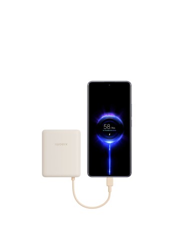 Xiaomi 33W Power Bank 10.000 mAh con Cavo Integrato Tan - BHR9333GL