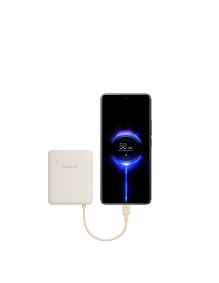 Xiaomi 33W Power Bank 10.000 mAh con Cavo Integrato Tan - BHR9333GL