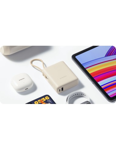 Xiaomi 33W Power Bank 10.000 mAh con Cavo Integrato Tan - BHR9333GL