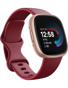 Fitbit Versa 4 Smartwatch fitness Raspberry Red / Copper Rose - FB523RGRD