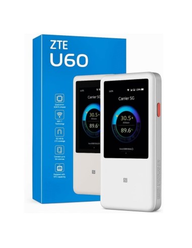 ZTE U60 HyperMobile 2 Router 5G Portatile Wi-Fi 7 - Silver