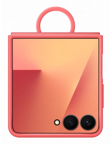 Samsung Silicone Case with Ring per Galaxy Z Flip7 - Red (EF-PF766TREGWW)