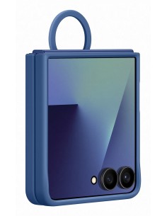 Samsung Silicone Case with Ring per Galaxy Z Flip7 - Blue (EF-PF766TNEGWW) 2