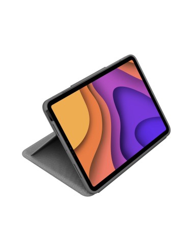 Logitech Folio Touch Custodia con tastiera QWERTZ Oxford Grey per iPad Air 11 pollici (4ª/5ª gen)