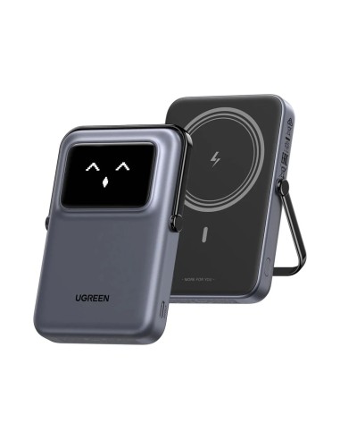 UGREEN Power Bank Magnetico 10000 mAh con Supporto Integrato Grey