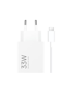 Xiaomi Caricatore rapido 33W USB-A + cavo USB-C 1 m Bianco (MDY-16-EF)