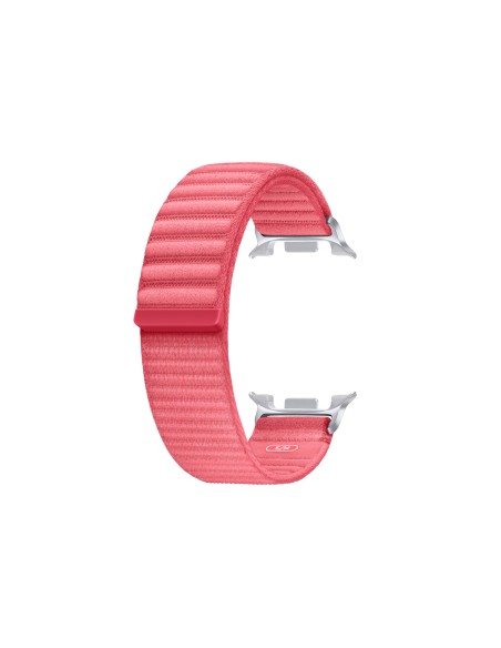 Samsung Fabric Band Cinturino in tessuto (S/M) per Galaxy Watch8 e Watch8 Classic Coral Red - ET-SVL32SREGEU