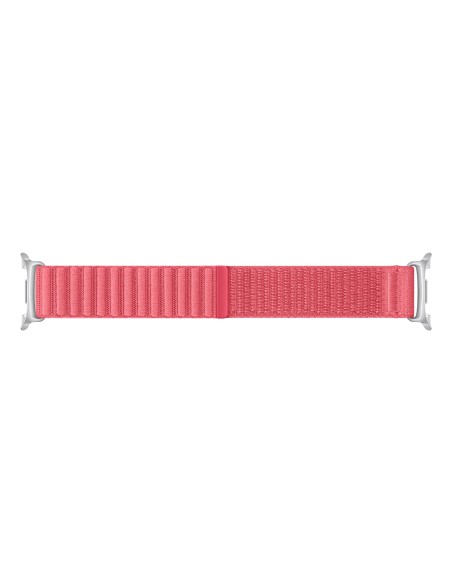Samsung Fabric Band Cinturino in tessuto (S/M) per Galaxy Watch8 e Watch8 Classic Coral Red - ET-SVL32SREGEU