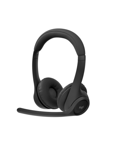 Logitech Zone 300 Cuffie Wireless Bluetooth con Microfono a Cancellazione di Rumore Black - 981-001407