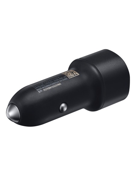 Samsung Caricabatterie da auto 15W EP-L1100WB con 2 porte USB e cavo dati 2-in-1 Black