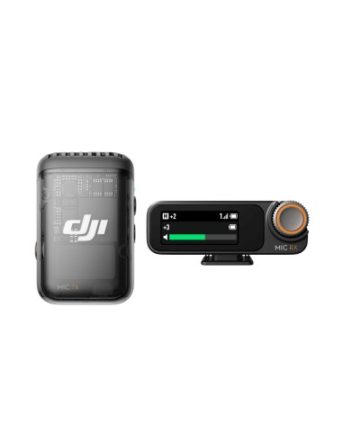 DJI Mic 2 (1 trasmettitore + 1 ricevitore) Shadow Black