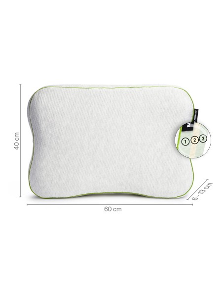 Blackroll Recovery Pillow Plus Cuscino Grey