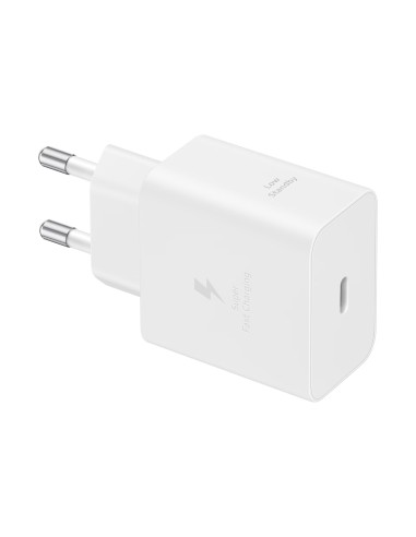 Samsung Caricabatterie rapido 45W USB Type-C con cavo USB-C Bianco (EP-T4511XWEGEU)