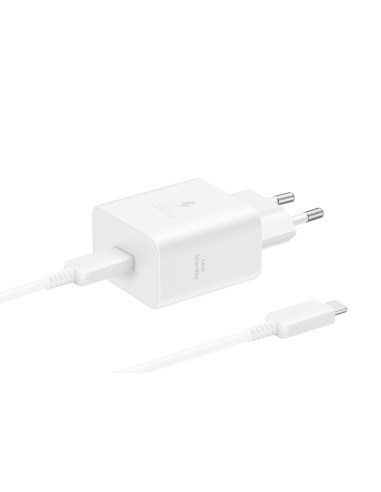 Samsung Caricabatterie rapido 45W USB Type-C con cavo USB-C Bianco (EP-T4511XWEGEU)