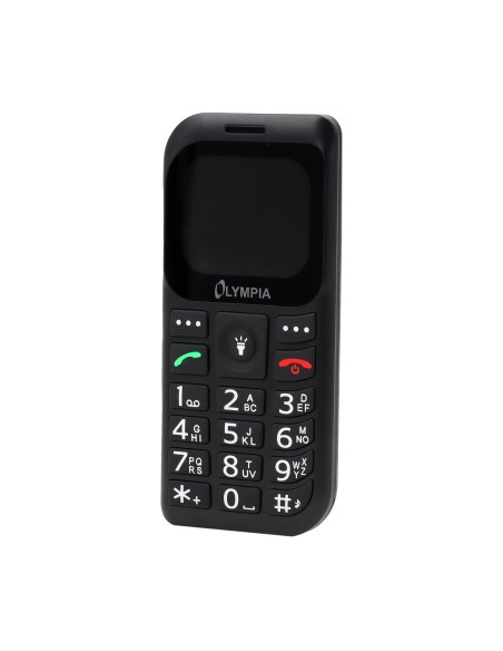 Olympia Bella+ Telefono cellulare 4G con tasti grandi Nero