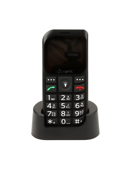 Olympia Bella+ Telefono cellulare 4G con tasti grandi Nero
