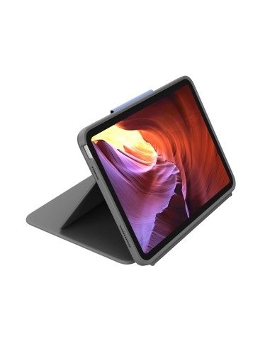 Logitech Rugged Folio Custodia con tastiera QWERTZ Oxford Grey per Apple iPad 11 pollici (A16) e iPad 10,9 pollici (10ª gen.)