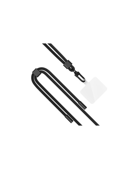 4smarts Universal Necklace PhonoLace Laccio da collo per smartphone Nero