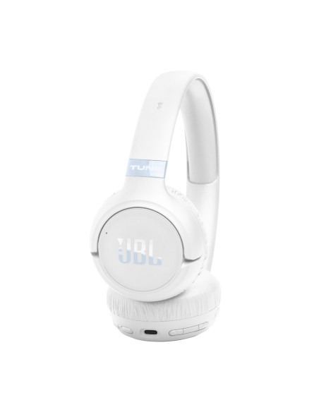 JBL Tune 680NC Cuffie Bluetooth On-Ear con Cancellazione del Rumore Bianche