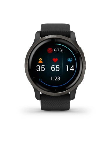 Garmin Venu 2 Smartwatch GPS Fitness 45mm - Black/Slate Grey