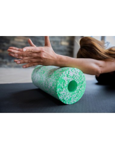 Blackroll MED Rullo Fasciale Morbido 30 cm Bianco/Verde