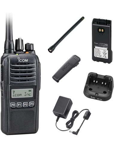 ICOM IC-F1100DS-FN Ricetrasmettitore Portatile Freenet 149 MHz Analogico/Digitale con Accessori
